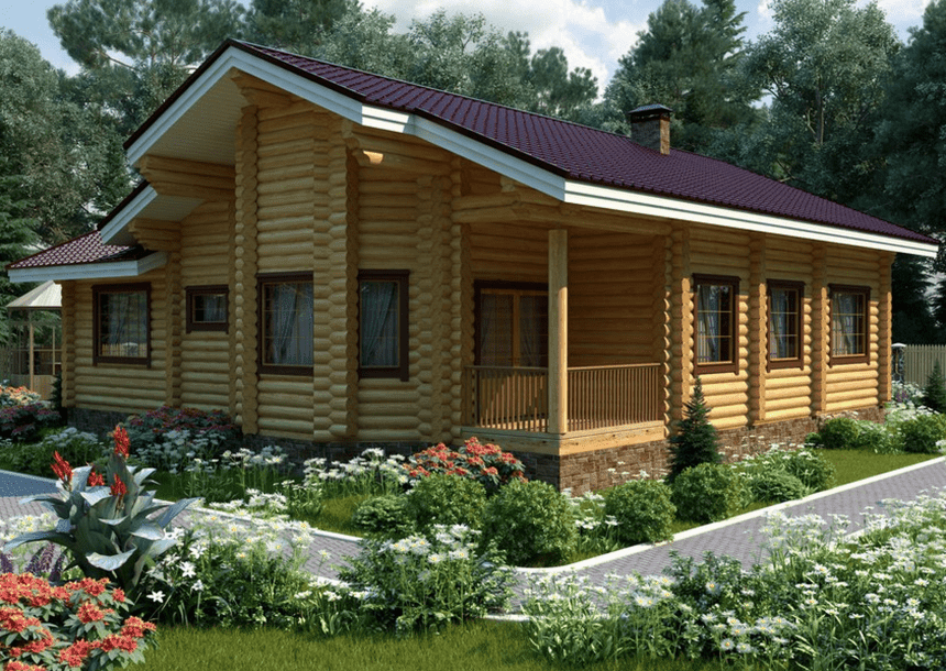срубы домов из бревна под ключ