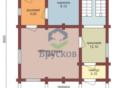 баня 6 на 8